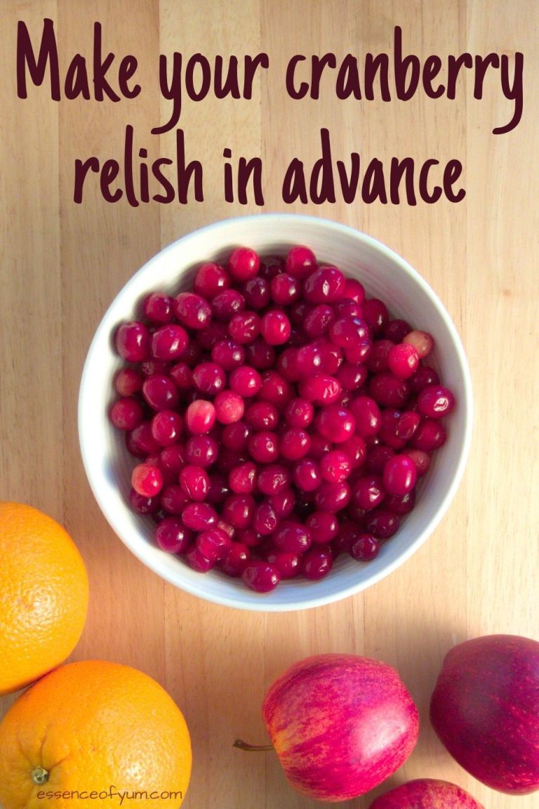 What's the difference between Cranberry Sauce and Cranberry Relish?