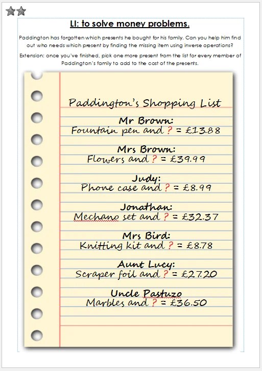 Year 6 Christmas Maths Lesson Money Problem Solving Lesson Planned