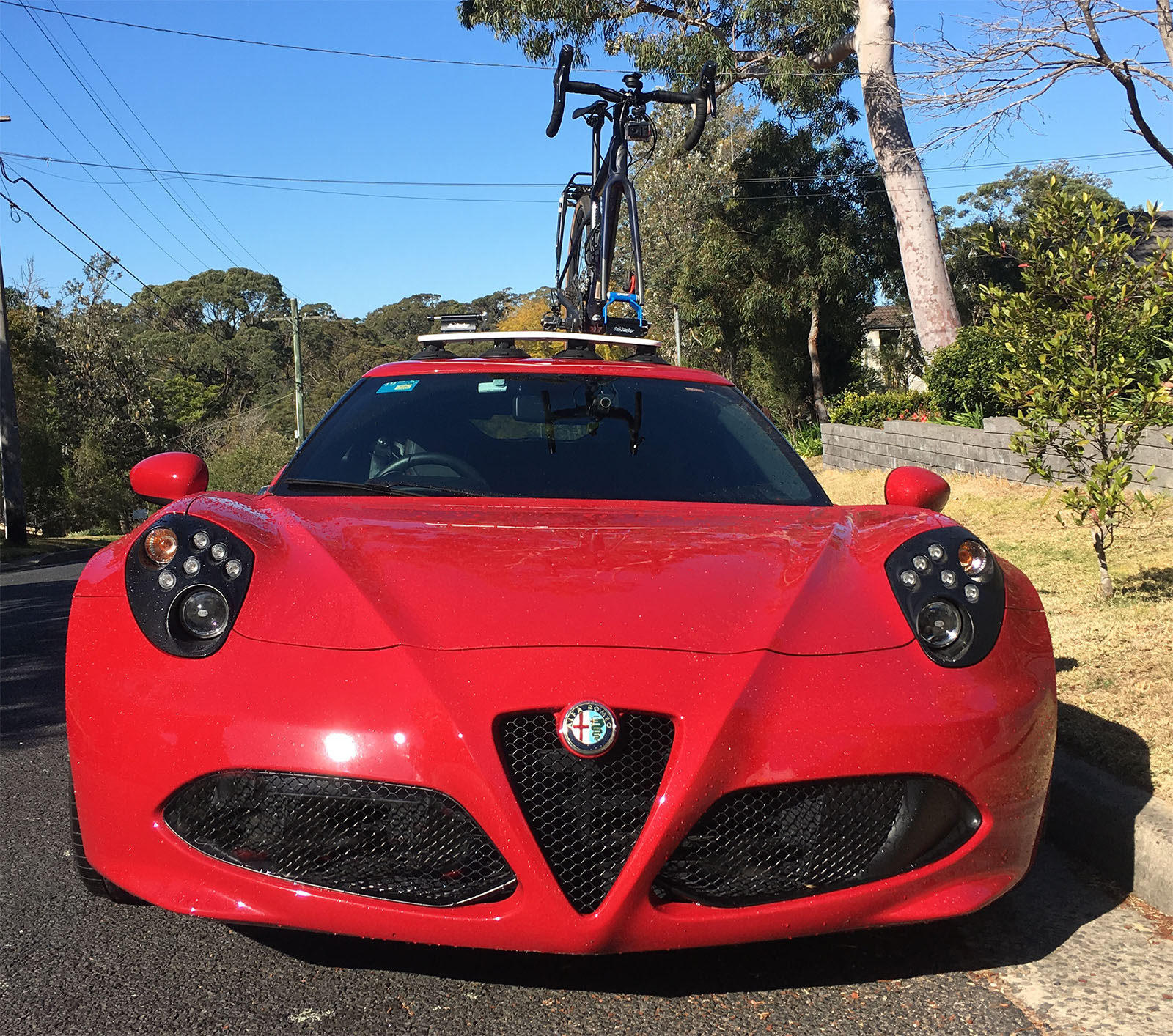 Alfa Romeo 4C Bike Rack SeaSucker Down Under