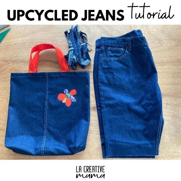 Make a Tote Bag from Upcycled Jeans - DIY Tutorial