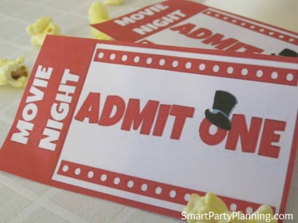 how to plan a romantic movie night with free printables