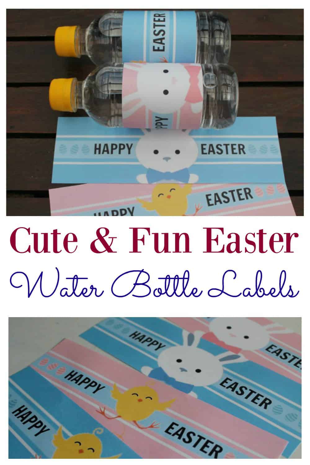 Easter Water Bottle Labels