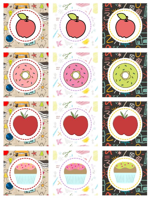Free Printable Back to School Labels Pack