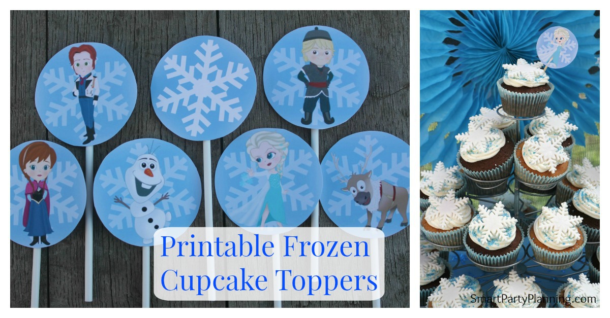 The Best Free Printable Frozen Cupcake Toppers