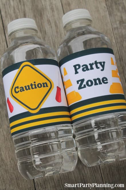 Owl baby shower water bottle labels