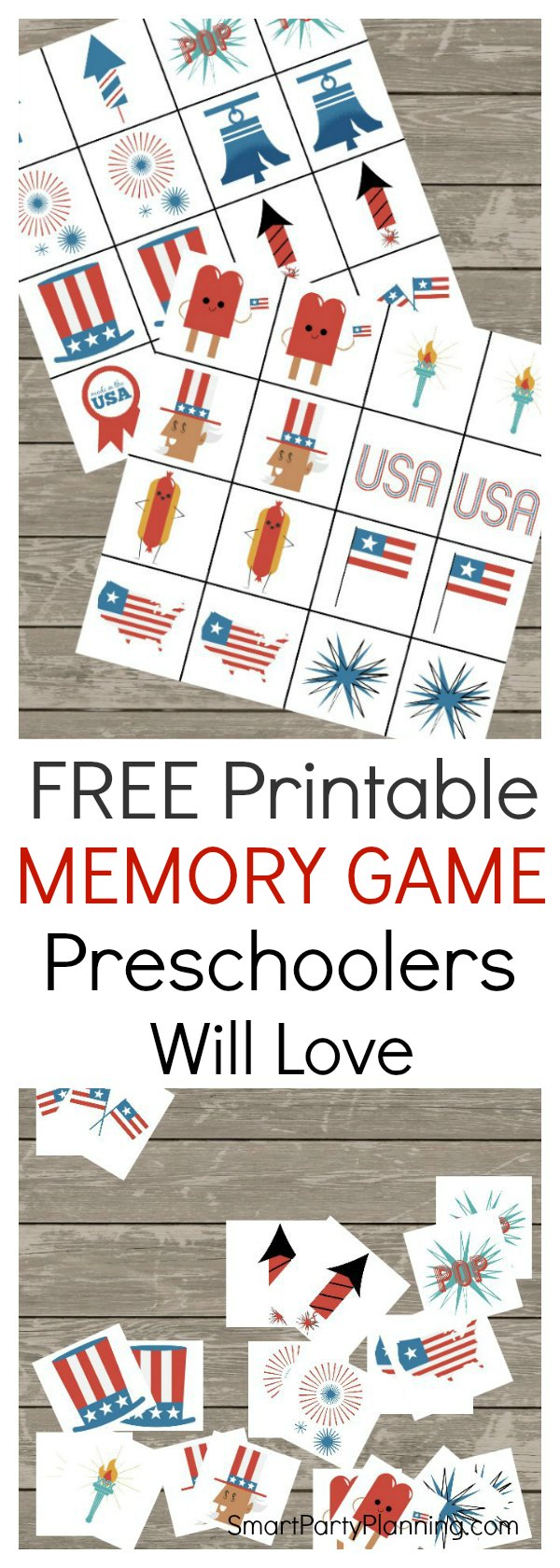 Printable Memory Game That Preschoolers Will Love