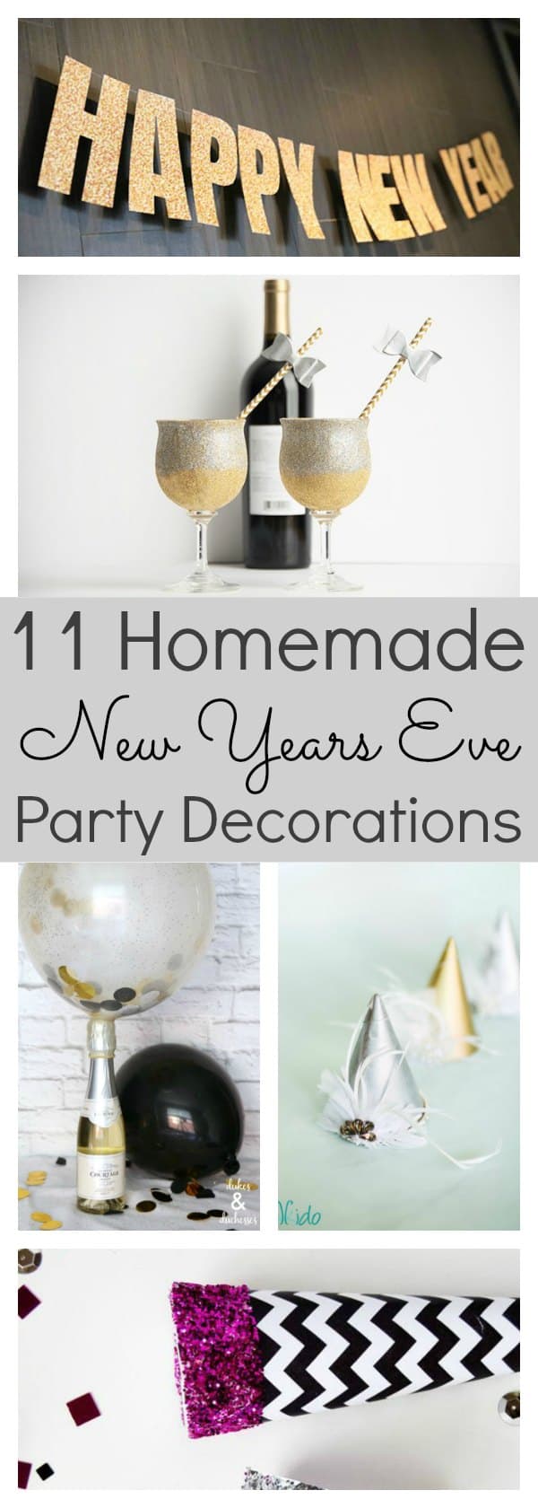 Last Minute Homemade New Years Eve Decorations You'll Love