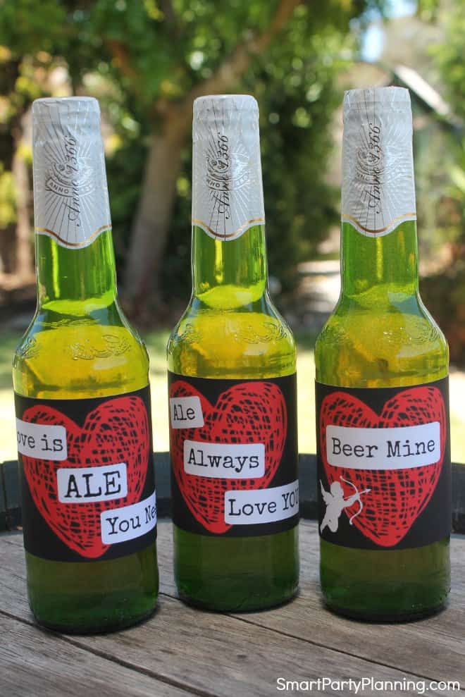 Valentines Day Beer Labels: The Perfect Gift Your Man Will Love