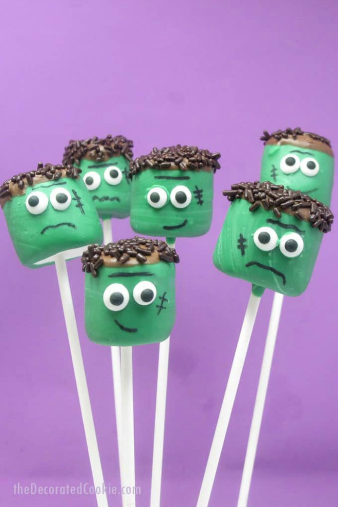 8 Of The Best Quick And Easy Halloween Marshmallow Pops