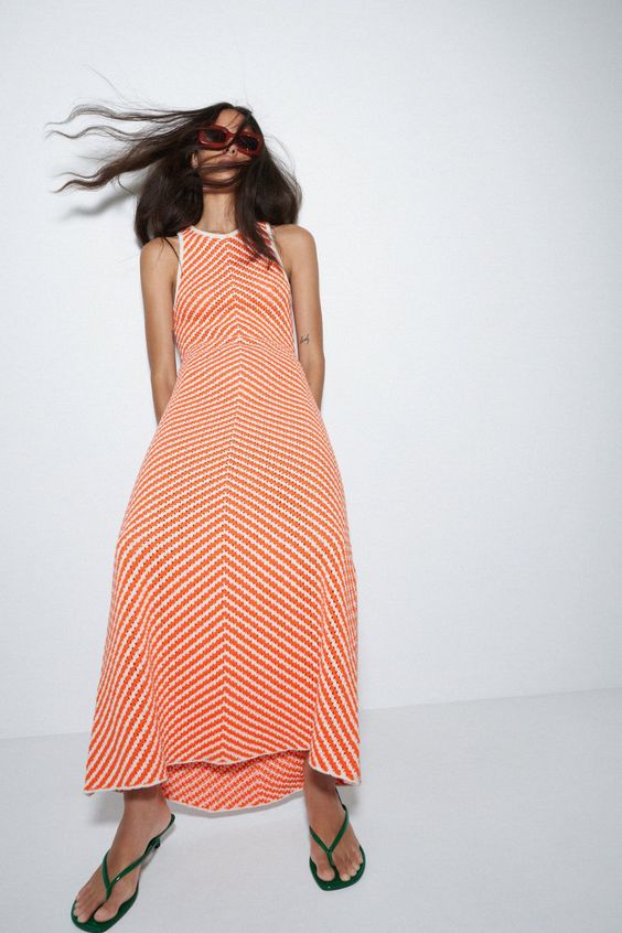 zara dress trending