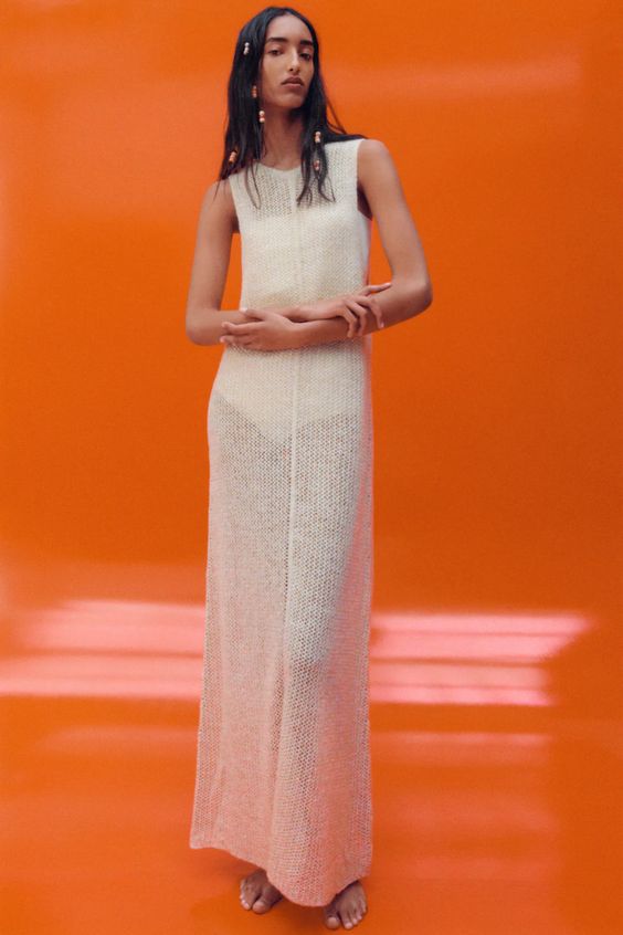 zara long summer dresses