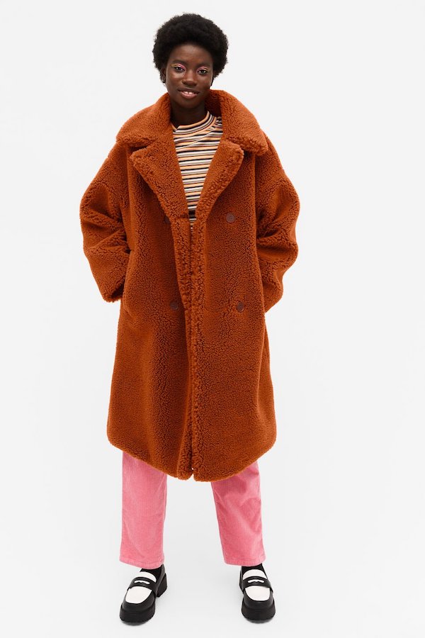monki teddy bear coat