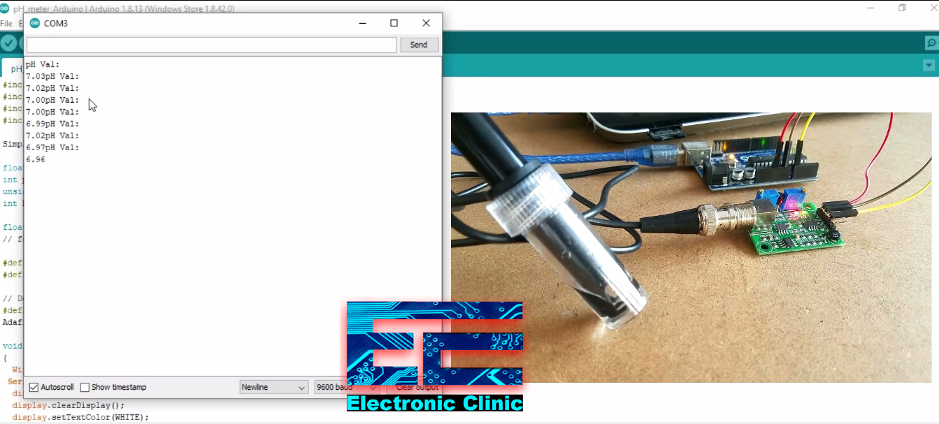 pH meter Arduino, pH Meter Calibration, DIYMORE pH Sensor Arduino Code