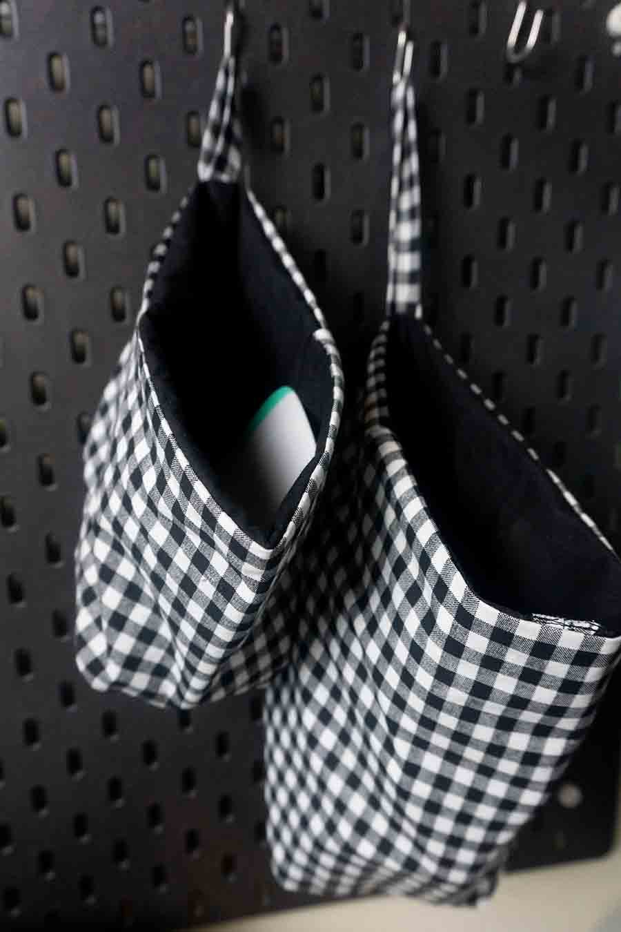 DIY Hanging Storage Baskets Easy Sewing Tutorial