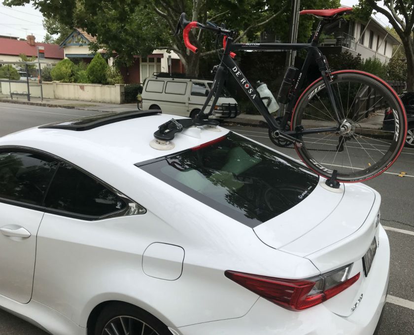 Lexus RC F Bike Rack 3 Years Later SeaSucker Down Under