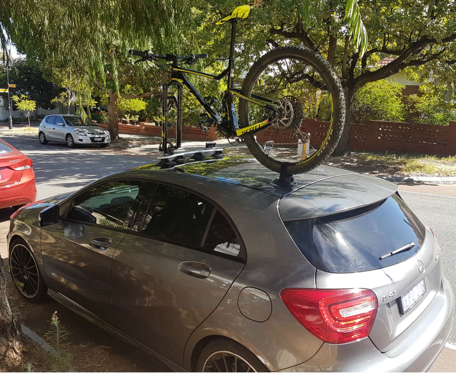 Mercedes A45 AMG Bike Rack SeaSucker Down Under