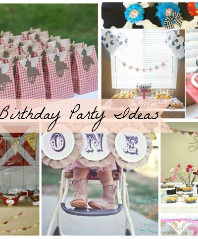 Cowgirl Birthday Party Ideas