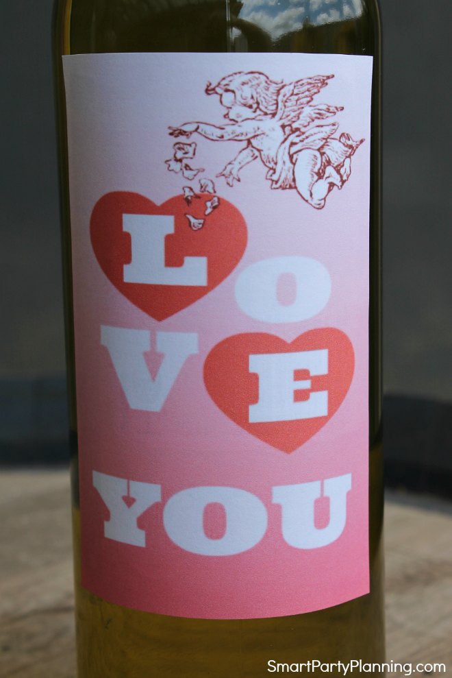 Printable Valentine Wine Labels Your Man Will Absolutely Love