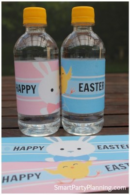Easter Water Bottle Labels
