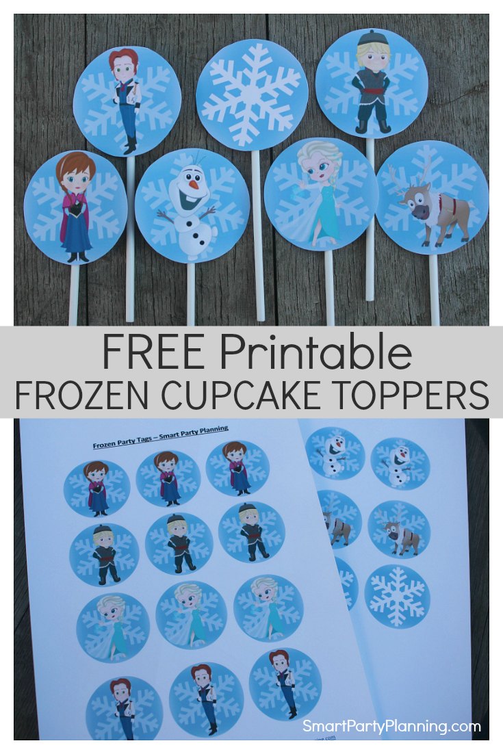 The Best Free Printable Frozen Cupcake Toppers