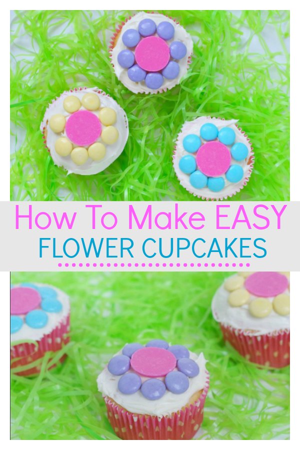 Easy Spring Flower Cupcakes That The Kids Will Love