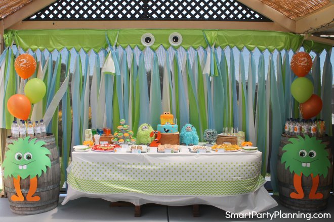Easy Little Monster Birthday Party The Kids Will Love
