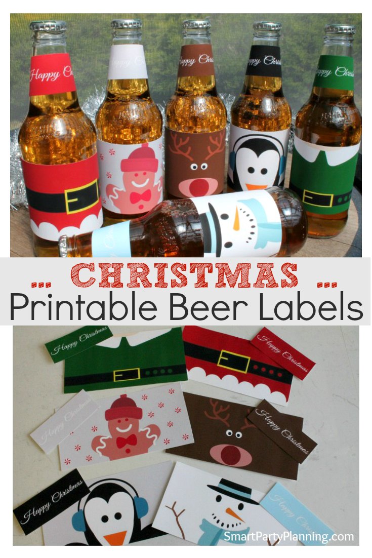 Make The Perfect Gift With Easy Christmas Beer Labels
