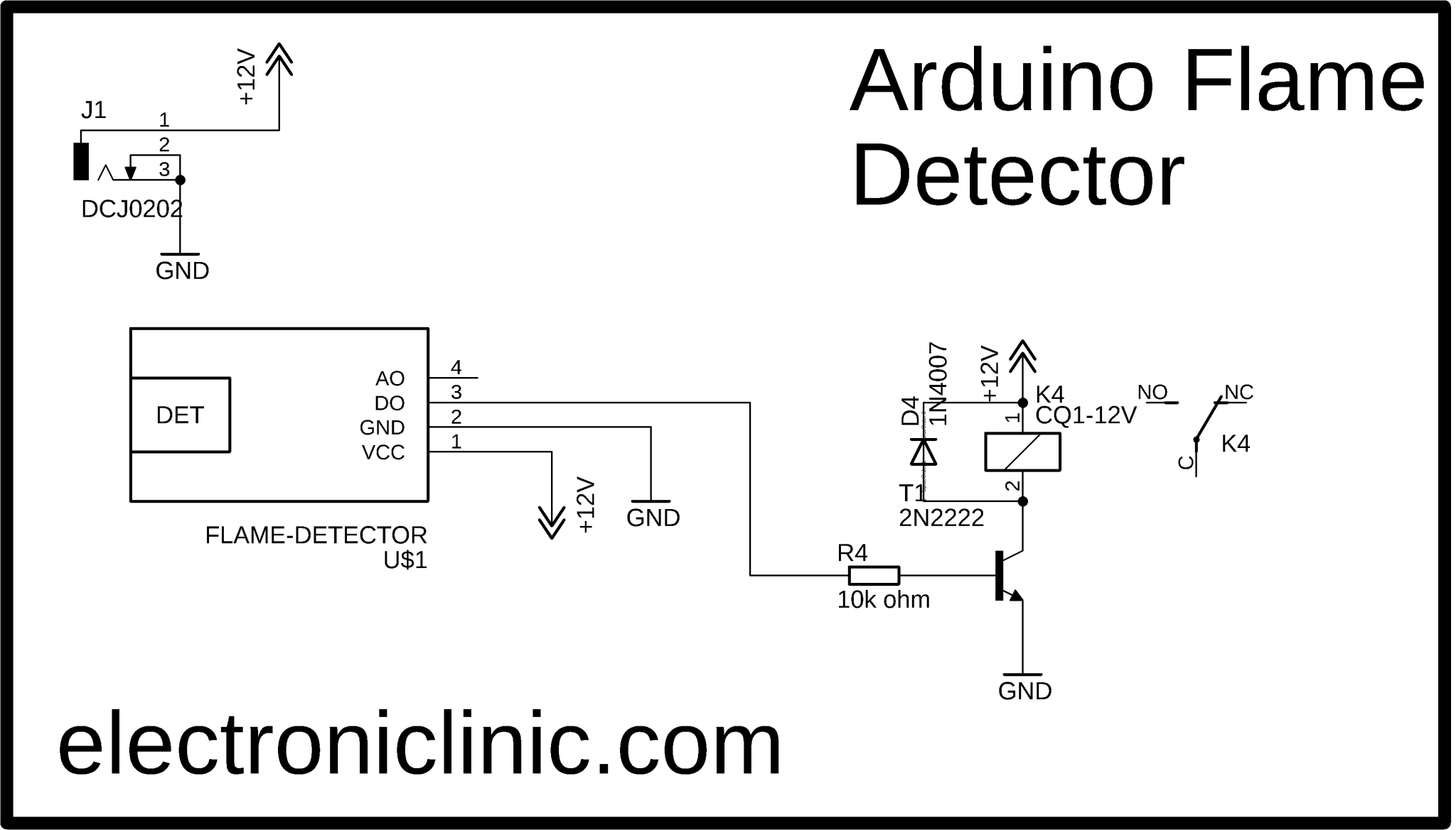 Flame Sensor Arduino, Fire Sensor Arduino, Circuit and programming