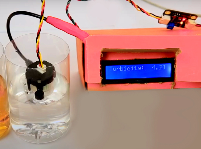Turbidity Sensor with Arduino for Water quality monitoring, Turbidity Meter