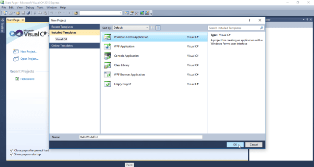 C Windows Forms Application How To Create First Window Form Application In C C Windows Forms Application How To Create First Window Form Application In C