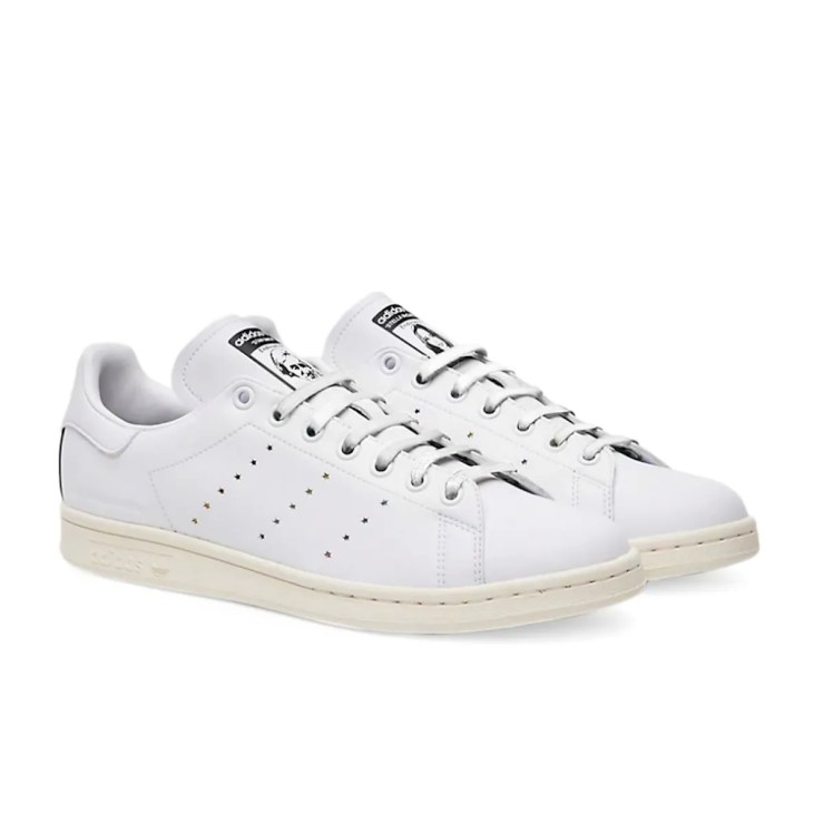Stan Smith and Stella McCartney vegan white sneakers