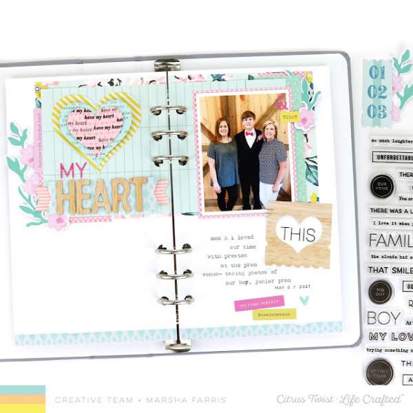Helpful Tip for Scrapbook Sketches (plus a sketch)