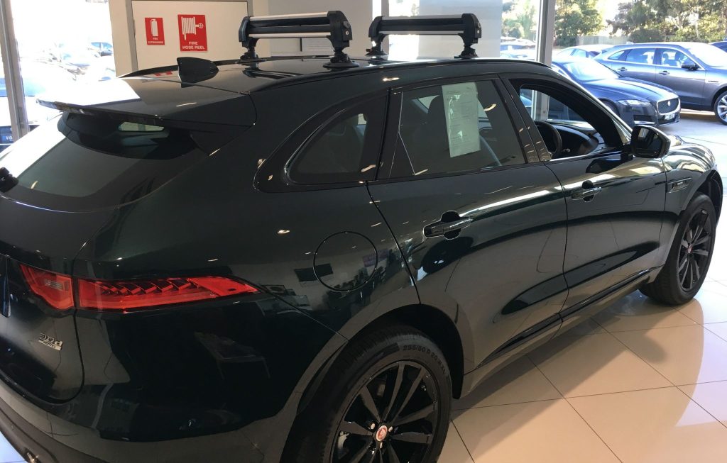 Jaguar FPace Ski Rack SeaSucker Down Under