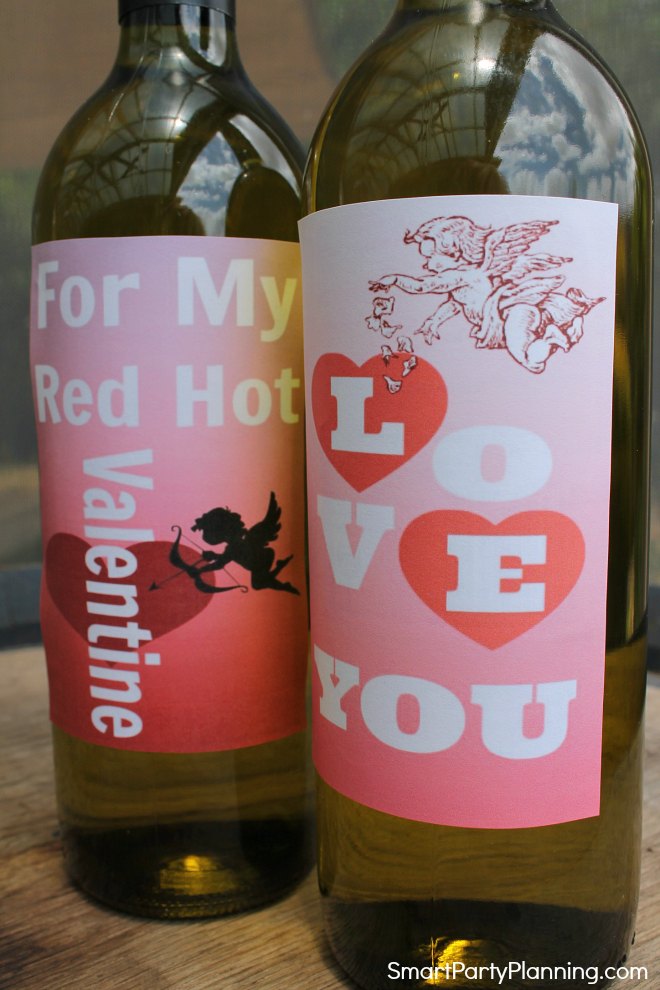Printable Valentine Wine Labels Your Man Will Absolutely Love