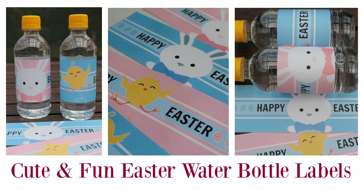Easter Water Bottle Labels