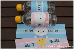 Easter Water Bottle Labels