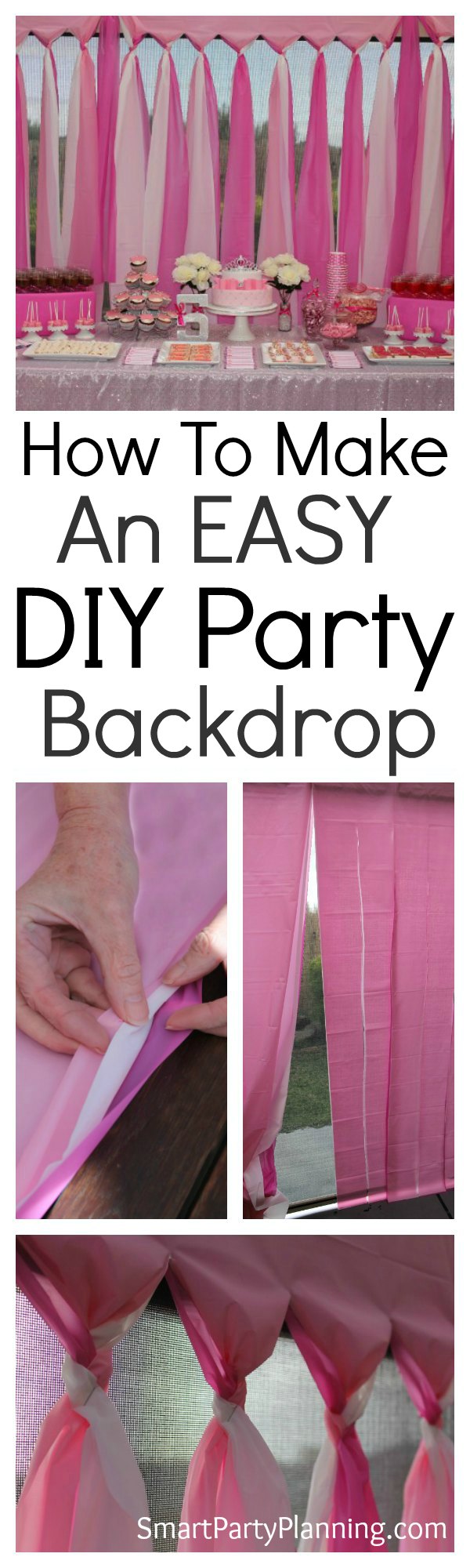 Diy Christening Backdrop Youtube