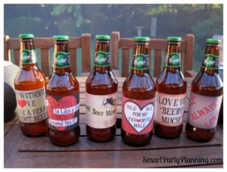 How To Easily Attach A Printable Label To Beer Bottles