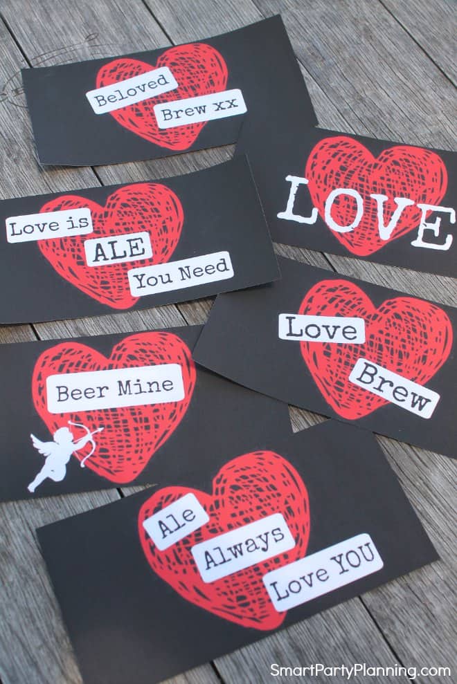 Valentines Day Beer Labels: The Perfect Gift Your Man Will Love