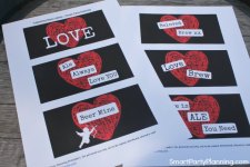 Valentine's day beer labels printable
