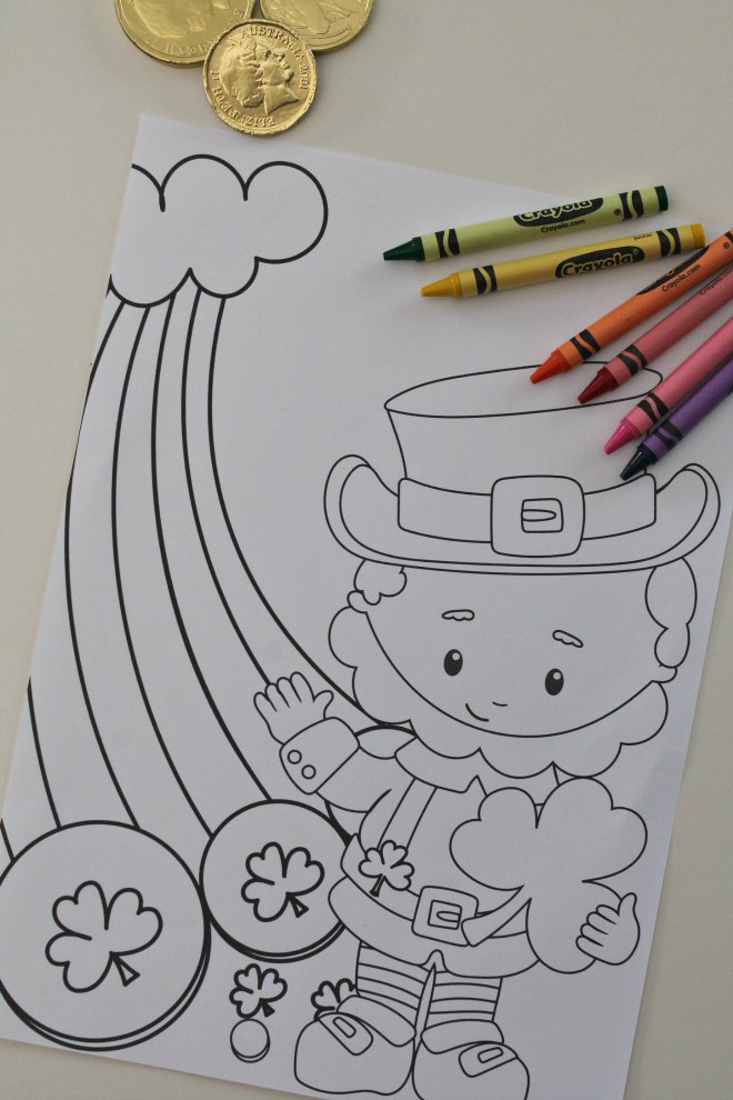 Free Leprechaun Coloring Pages Awesome For St Patrick's Day
