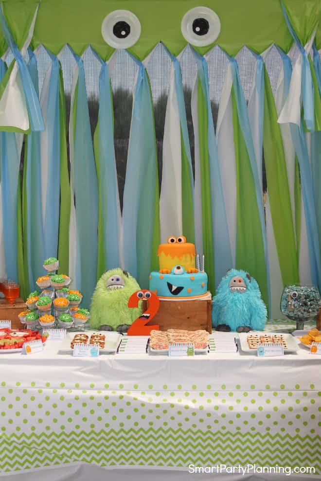 Easy Little Monster Birthday Party The Kids Will Love