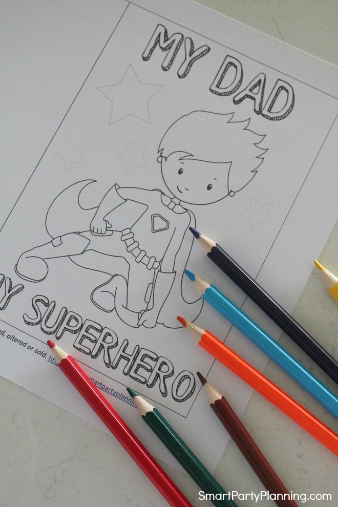 Free Superhero Father's Day Cards He Will Love