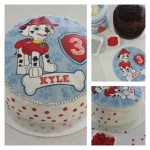 How To Make An Easy Marshall Paw Patrol Cake