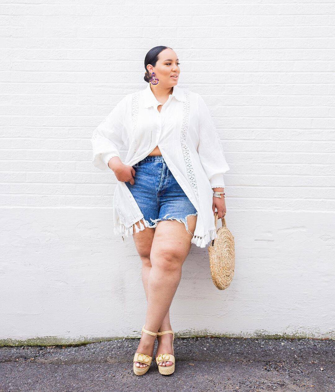 White plus size summer tops clearance