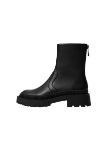 mango lace up track sole boots
