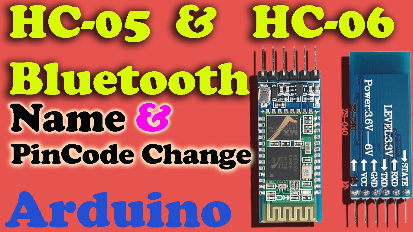 Arduino Bluetooth Pin Code and Name changing using AT commands