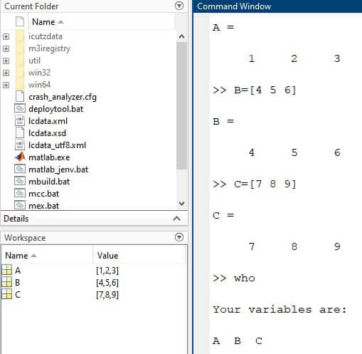 MATLAB Basic Commands and How to use them, explained with Examples
