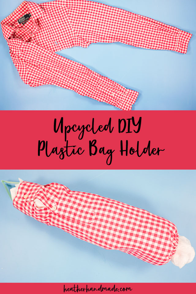 Plastic Bag Holder from a Shirt Sleeve - DIY Sewing Tutorial