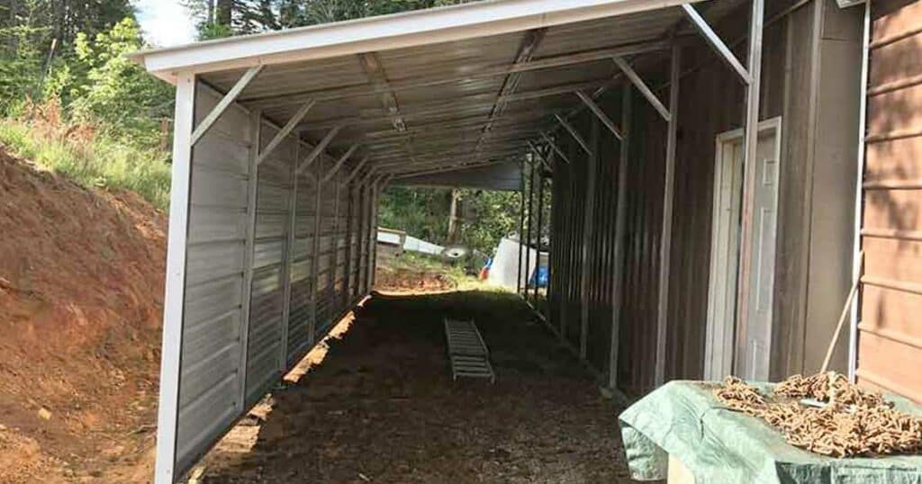 lean to 2 norcal carports - Norcal Carports